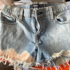 Hudson Tie Dye Shorts Distressed size 24
